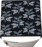 PVC Printed Fridge Top Cover with 3 Pcs Shelf Mats & Handle Cover 