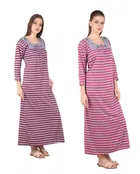 Woolen Hosiery Nighty for Women 