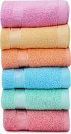 Cotton Super Absorbent Antibacterial Face & Hand Towels 