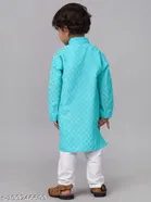 Cotton Blend Kurta with Pyjamas for Boys 