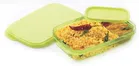 Plastic 2-in-1 Compartment Lunch Box 