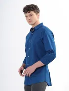 100% Cotton Full Sleeves Solid Shirt for Men 