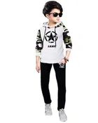 Cotton Blend Hooded Neck Sweatshirts for Boys 