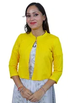 Rayon Embroidered Jacket for Women 