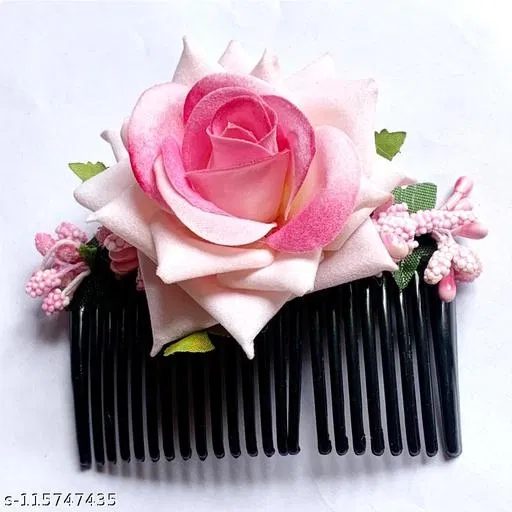 Hair Pins for Women (Pink, Pack of 1)
