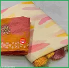 Cotton Linen Saree for Women 