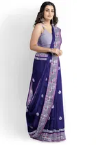 Silk Solid Saree for Women 