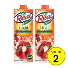 Real Litchi Juice, 2X1 L (Pack Of 2)