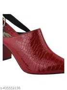 Shoetopia Block Heel Round Toe Sandals 
