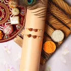 Rishtey Ki Dor – Ethnic Chandan Akshat Assorted Rakhi Pack of 5