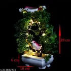 Artificial Bonsai Plant with Sparrow & Light 