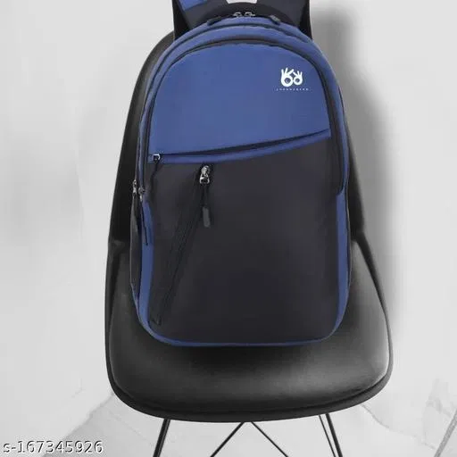 Nylon Backpack for Men & Women, Black
