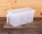 Plastic 3 in 1 Storage Container with Spoons 