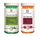 Pink Square Aromatic & Rose Detoxifying Bath Salt Crystal 