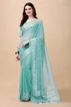 Silk Embellished Saree for Women 