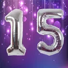 Foil Balloon for Birthday Celebration, No. 15 