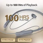 Aroma NB124 Avenger Upto 100 Hours Playtime*,ENC, Voice Changer Fast Charging Neckband Bluetooth  