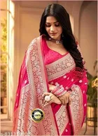 Kanjeevaram Zari Woven Saree for Women 