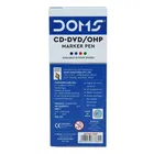 DOMS CD-DVD/OHP Marker Pen, Fine Tip Japanese Tip For Clear Marking 