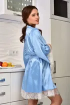 Satin Solid Babydoll for Women 