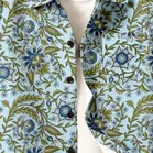 Cotton Printed Shirt For Boys, Mint green 