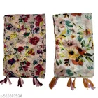 Chiffon Scarves for Women, Multicolor, Pack of 2