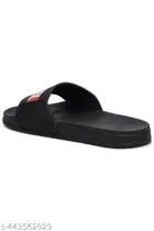 Sliders for Men, Red & Black 