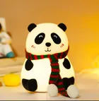 Silicone Panda Shape Touch Night Lamp (White & Black)