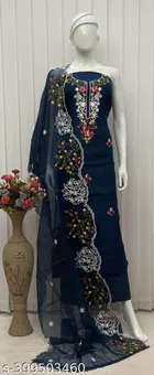 Embroidered Unstitched Suit for Women 