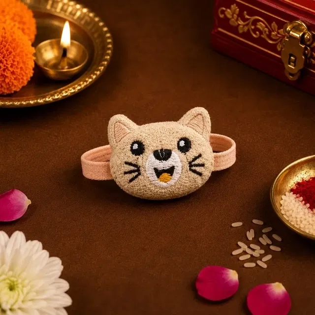 Pet Cat Shape Rakhi