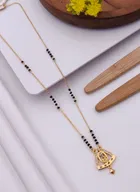 Alloy Gold Plated Mangalsutra for Women, Gold