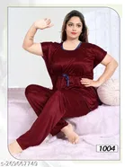 Satin Nightsuit for Women 