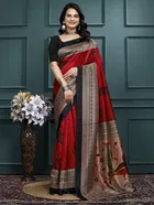 Mysore Silk Printed Saree for Women 