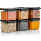 Plastic Grocery Container 550 ml - Black 