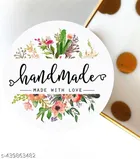 Floral Handmade with Love Stickers 