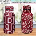 KANUSHI Industries® Designer LPG Gas Cylinder Cover Set of 2Pc 