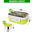 Stainless Steel Insulated 2 Containers Lunch Box for Kids 