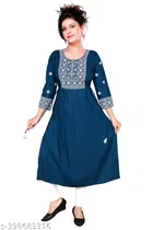 Lycra Printed Kurta with Pant for Women 