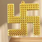 Metal Swastik Pyramid Yantram Vastu Yantra Wall/Door Hanging for Pooja Ghar Decorative Showpiece 