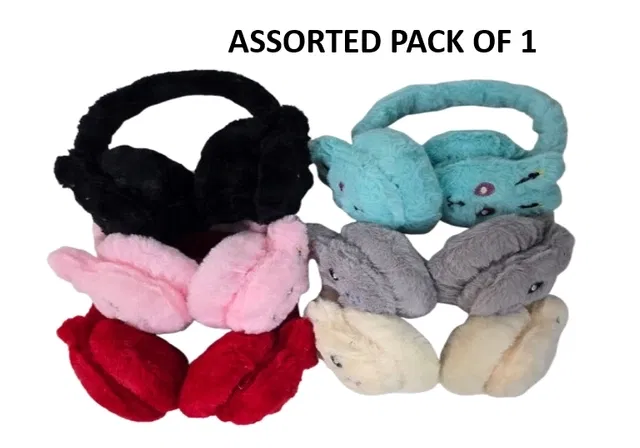 Fur Earmuffs for Boys (Assorted, Pack of 1)