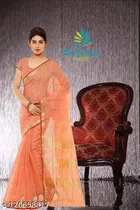Kota Doria Cotton Saree for Women 