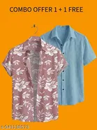 Casual Shirts for Men, Pack of 2 
