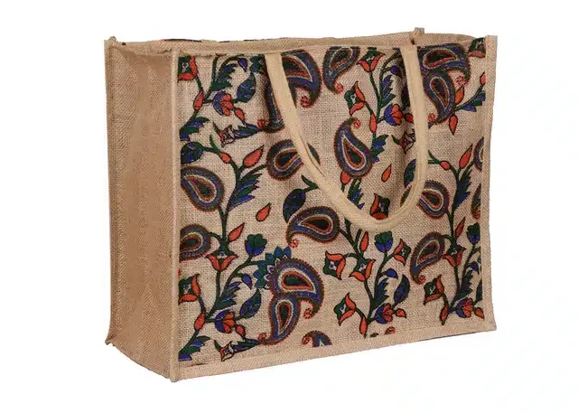 Jute Vegetable Shopping Bag (Brown)