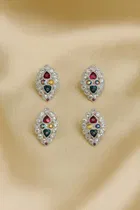 Silver Plated 4 Pcs Toe Rings for Women 