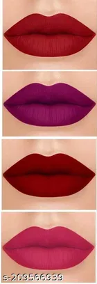 Sunisa Liquid Foundation with 4 Pcs Lipsticks 