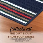 Status Stripe Dot Anti Skid Mat 38x58cm Blue