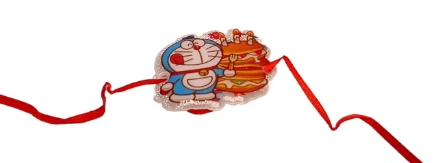 Synthetic Rakhi for Kids (Multicolor, Pack of 1)