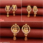 Gold-Plated Earrings/Studs/Bali Combo For Women'S/Girls
