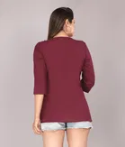 Rayon Solid Short Kurti for Women 