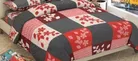 Polycotton Double Bedsheet with 2 Pillow Cover 